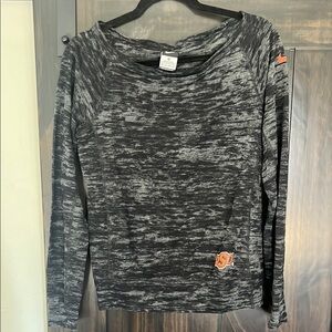 Nike OSU - Oklahoma State University Black and Gray Long Sleeve Shirt